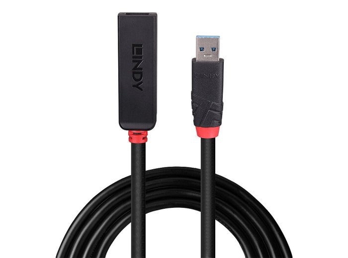 Lindy 43400 huby i koncentratory USB 3.2 Gen 1 (3.1 Gen 1) Type-C 5000 Mbit/s Czarny