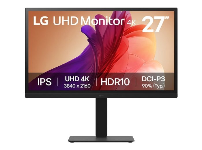 Monitor LCD 27 cali IPS model 27BA45U-B marki LG