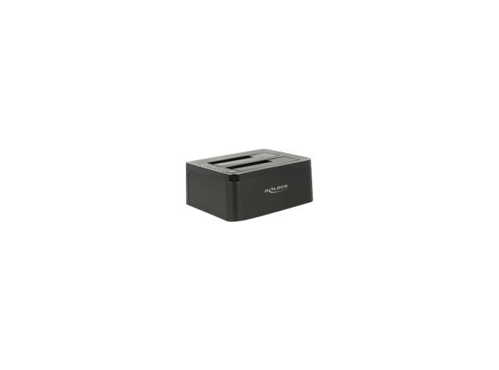 DeLOCK 62661 stacja dokująca do dysków twardych USB 3.2 Gen 1 (3.1 Gen 1) Type-B Czarny