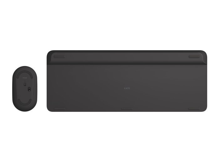 Logitech 920-009260 klawiatura Dołączona myszka Biuro RF Wireless QWERTZ Czeski Grafitowy