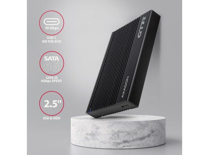 EE25-GTR Obudowa zewnętrzna aluminiowa USB 3.2 Gen 2 - SATA 6G 2.5 cala SSD/HDD