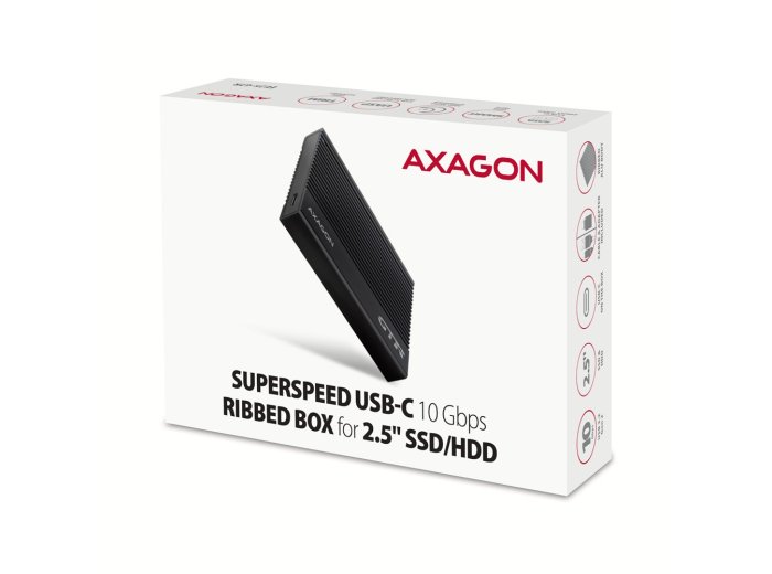 EE25-GTR Obudowa zewnętrzna aluminiowa USB 3.2 Gen 2 - SATA 6G 2.5 cala SSD/HDD