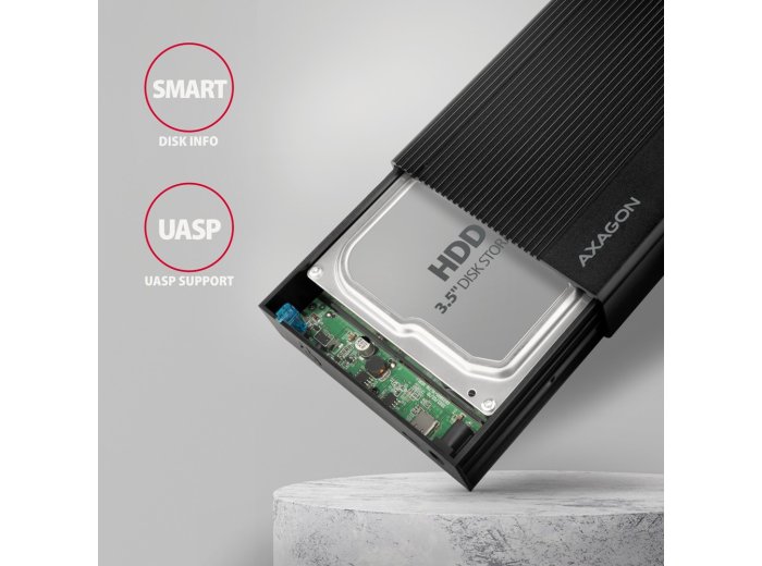EE35-GTR Obudowa zewnętrzna aluminiowa USB3.2 Gen1 - SATA 6G 3.5 cala
