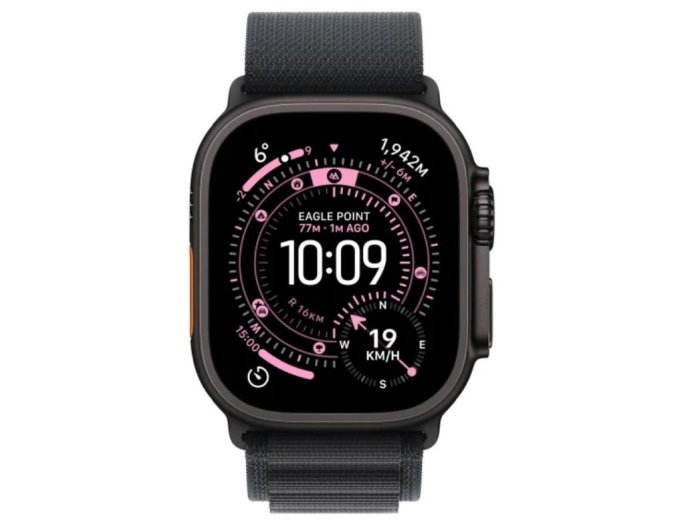 Watch Ultra 3 GPS + Cellular, koperta 49 mm z tytanu w kolorze czarnym, opaska Alpine w kolorze czarnym - rozmiar L