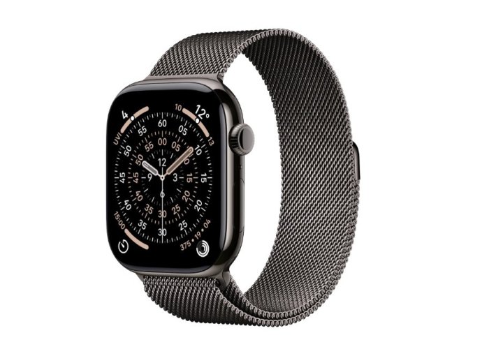Watch Series 11 GPS + Cellular koperta 46 mm z tytanu w kolorze łupku, bransoleta mediolańska w kolorze łupku M/L