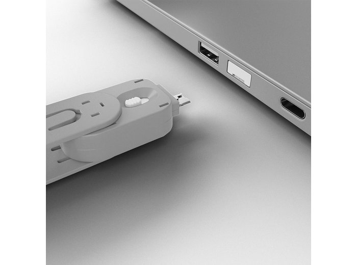 Lindy 40454 bloker portów Blokada portu + klucz USB Typu-A Biały Kopolimer akrylonitrylo-butadieno-styrenowy (ABS) 5 szt.