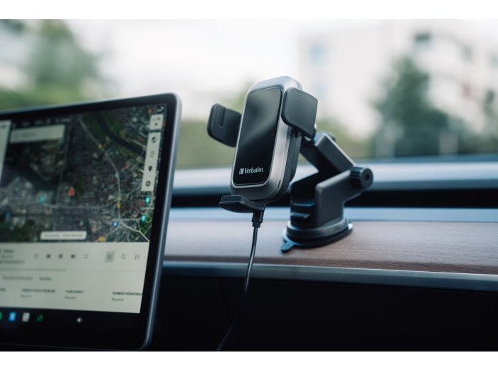 Verbatim FWC-03 Pro Qi Fast Wireless Autoladegerät retail Czarny
