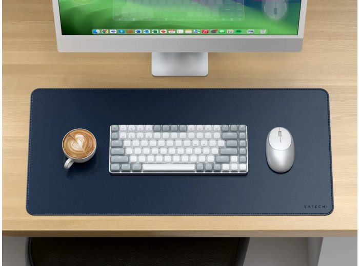 Podkładka na biurko Satechi Premium Desk Mat z wegańskiej skóry (blue)