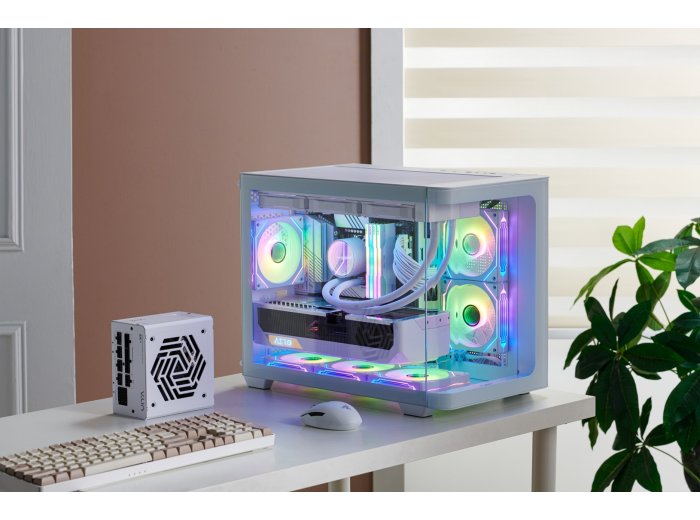 Obudowa FSP Geh Mini S380-WA Micro-ATX/Mini-ITX o.N. White retail