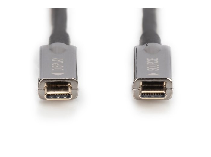 Digitus Kabel przyłączeniowy audio-wideo typu AOC 4K z USB typu C
