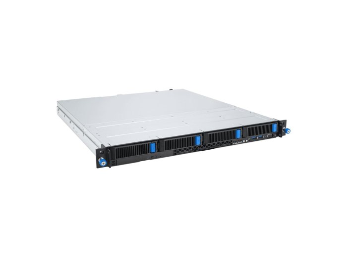 ASUS Rack 1U RS300-E12-RS4/350W Intel C262 LGA1700 95W 4xDDR5 4400/4000/3600 4x3,5"/2,5" 4*SATA/SAS/NVMe 2x Intel I210AT 1x Management Port, 1+1 450W 80 PLUS Platinum