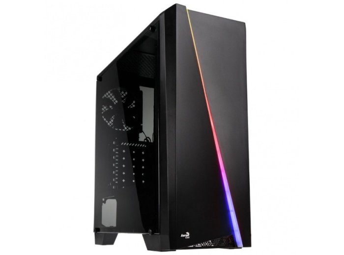 Obudowa komputerowa PGS CYLON RGB ADVANCE BLACK/USB3/ATX