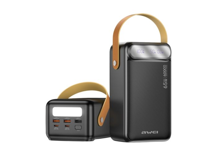 Powerbank 60000mAh 65W PA-82 2xUSB-A/USB-C PD