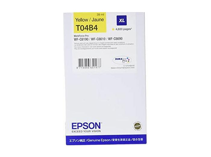 Epson Tusz T04B4 XL Stylus Yellow 4.6K