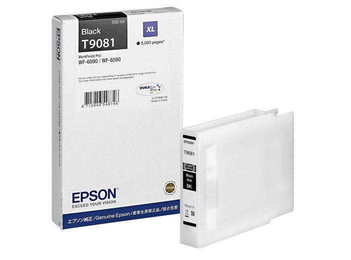 Epson Tusz T9081 XL Black 100ml