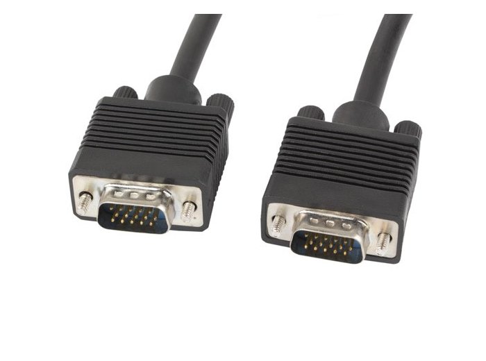 Kabel Lanberg CA-VGAC-10CC-0030-B (D-Sub (VGA) M - D-Sub (VGA) M; 3m; kolor czarny)