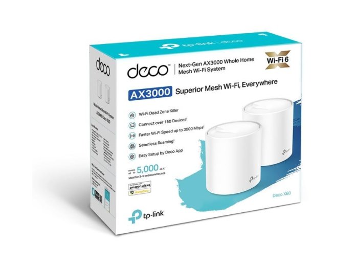 System WiFi AX5400 Deco X60(2-pak )