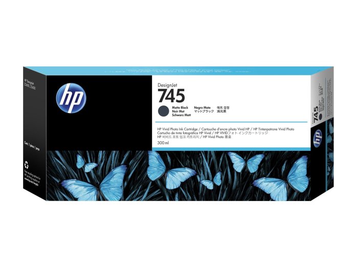 HP Tusz nr 745A F9K05A Matte Black 300ml