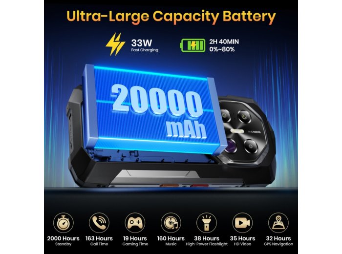 Smartfon F113 gray