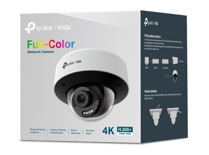 Kamera InSight S285(2.8mm)VIGI 8MP Full-Color Dome