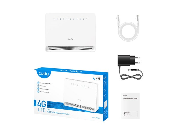 Router CUDY LT400V Wi-Fi 4G N300 z głosem