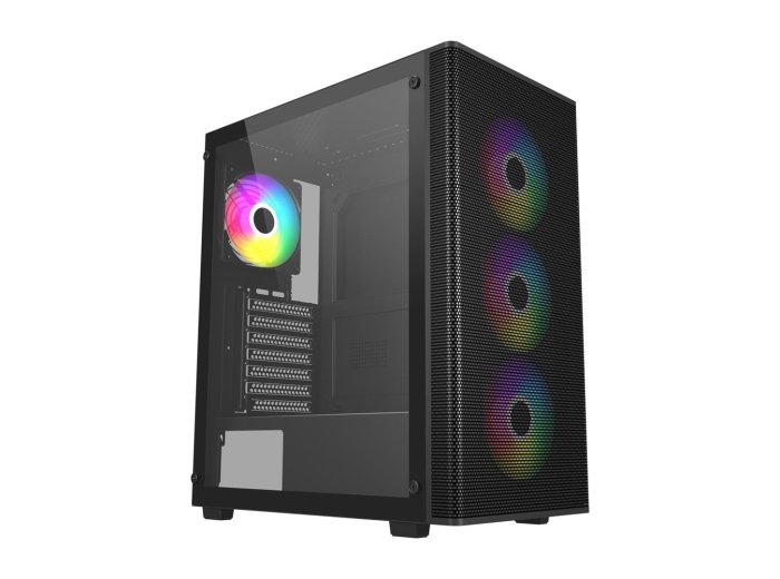 FSP M220-BA Midi Tower Czarny