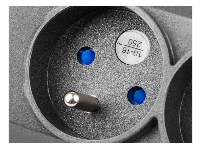 Listwa zasilająca 3m multi 6M czarna M6/30/CZ