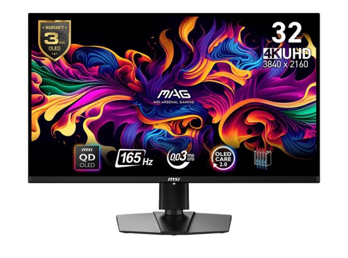 Monitor MAG 321UP QD-OLED 31.5 cala UHD/LED/Flat/165Hz/czarny