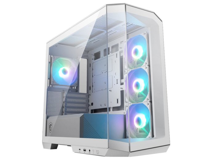Obudowa MAG PANO M100R PZ WHITE TEMPERED GLASS USB