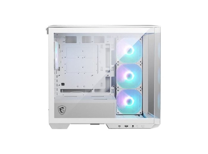 Obudowa MAG PANO M100R PZ WHITE TEMPERED GLASS USB