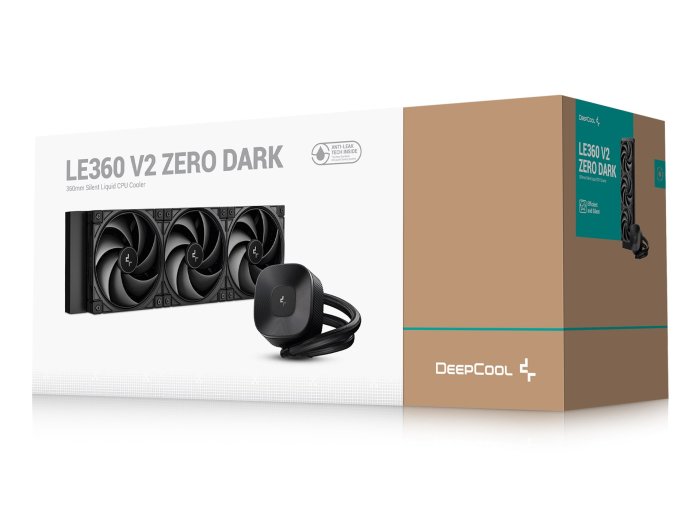 Chłodzenie wodne DeepCool LE360 V2 ZERO DARK
