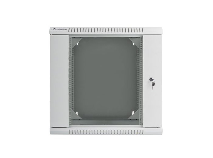 Szafa instalacyjna wisząca dwusekcyjna 19'' 12U 600X600mm szara