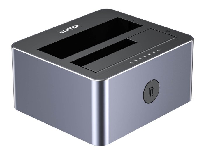 UNITEK STACJA KLONUJĄCA DYSKI 2 X SATA 2,5"/3,5" USB-C 10GBPS