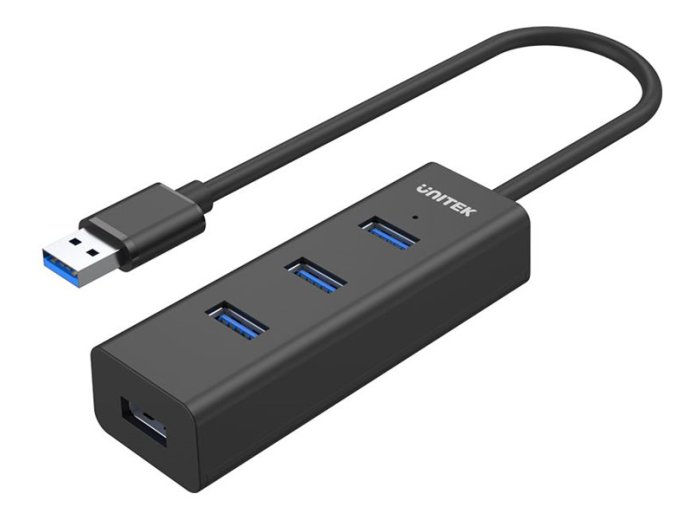 UNITEK AKTYWNY HUB USB-A 5GBPS, 4X USB-A