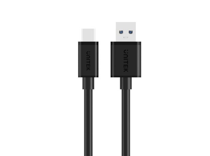 UNITEK KABEL USB TYP-C USB 3.1 - USB A, Y-C474BK+