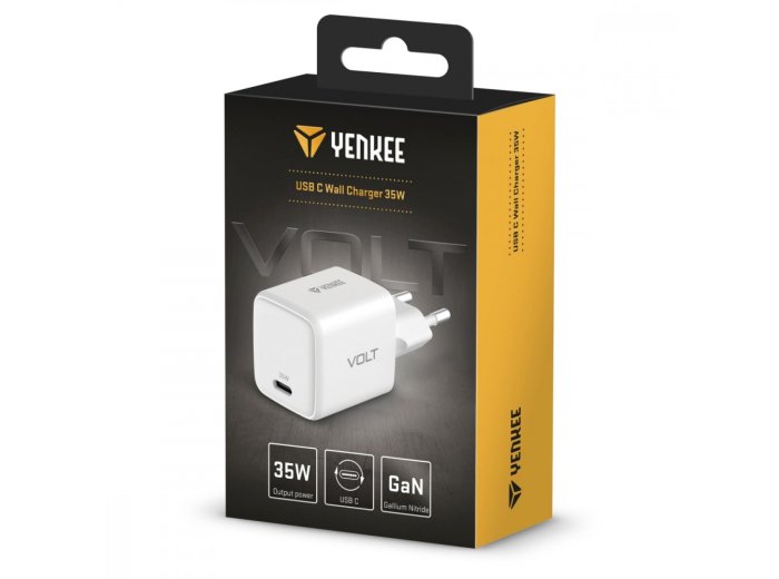 Ładowarka sieciowa USB C 35W 3A Power delivery 3.0 QC 3.0 Biała