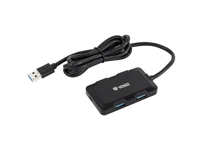 Hub ładujący z 4 portami USB YHB 4341BK,