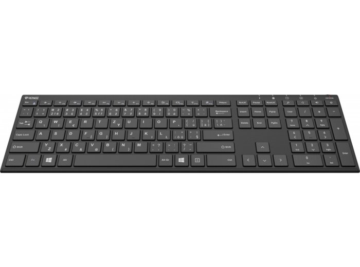 Klawiatura bezprzewodowa Slim YKB 2000 CSBK akumulator