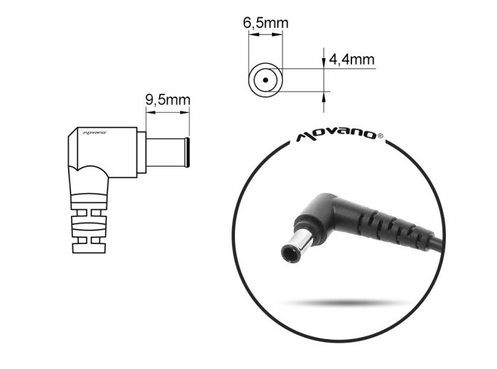 Ładowarka/zasilacz 19.5V 4.7A (6.5x4.4 pin) - Sony 80W