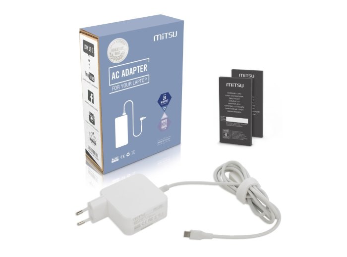 Zasilacz ładowarka do laptopa 45W USB-C 5V-9V-12V-15V/3A, 20V/2.25A PD