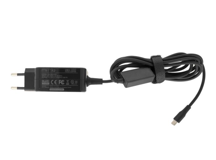 Zasilacz ładowarka do laptopa 45W USB-C 5V-9V-12V-15V/3A, 20V/2.25A PD