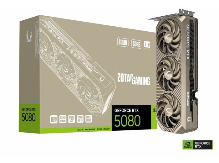Karta graficzna ZOTAC GAMING GeForce RTX 5080 SOLID Core OC 20th Anniversary Edition