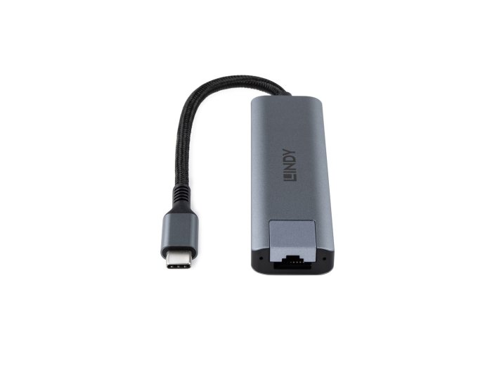 Lindy 43422 huby i koncentratory USB 3.2 Gen 2 (3.1 Gen 2) Type-C 10000 Mbit/s Szary