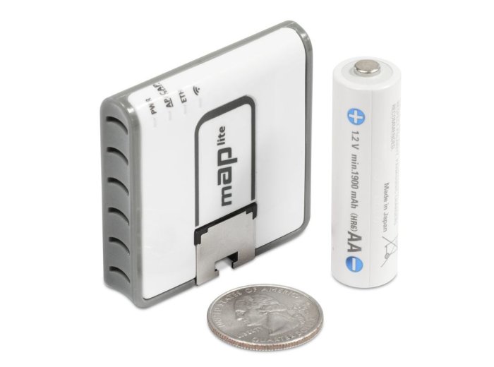 Router Mikrotik mAP lite w kolorze białym z obsługą PoE