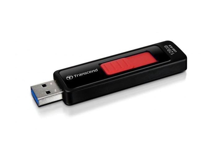 Transcend JetFlash elite JetFlash 760, 128GB pamięć USB USB Typu-A 3.2 Gen 1 (3.1 Gen 1) Czarny, Czerwony