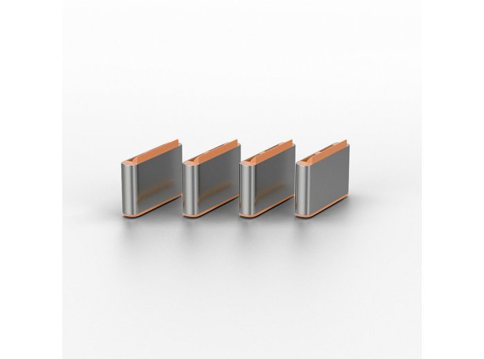 Lindy 40440 bloker portów Blokada portu USB Type-C Pomarańczowy Kopolimer akrylonitrylo-butadieno-styrenowy (ABS) 10 szt.
