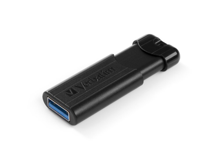Verbatim PinStripe pamięć USB 256 GB USB Typu-A 3.2 Gen 1 (3.1 Gen 1) Czarny