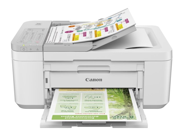 Canon PIXMA TR4756i | Druk atramentowy | Kolor | Drukarka wielofunkcyjna | A4/Prawo | Sieć Wi-Fi | Biały