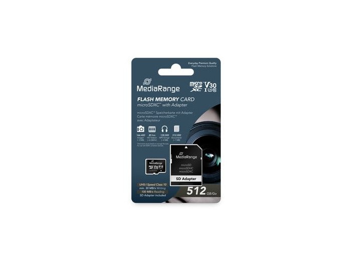 MediaRange MR947 pamięć flash 512 GB MicroSDXC UHS-I Klasa 10