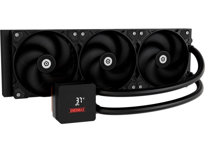 Enermax LIQMAX IV ARGB Procesor Chłodnica cieczy all-in-one 12 cm Czarny 1 szt.